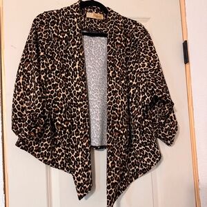 Leopard Blazer